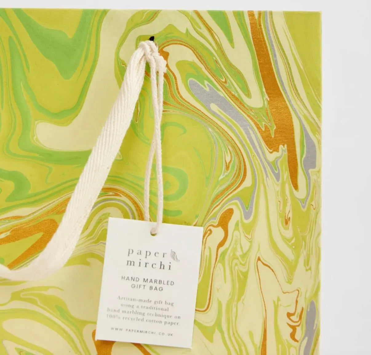 Sac cadeau medium marbré rose FOBstory