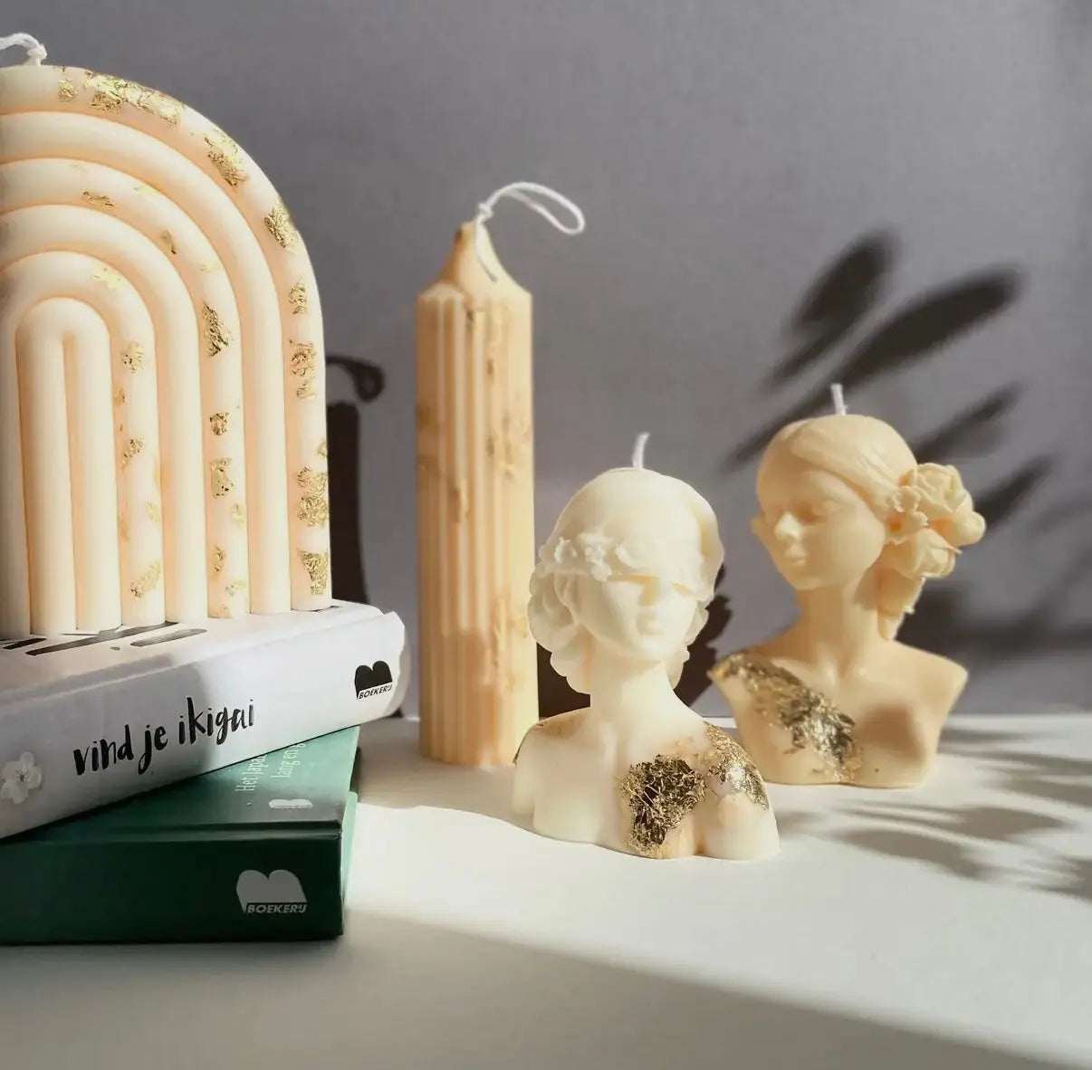 Bougie arc en ciel gold FOBstory