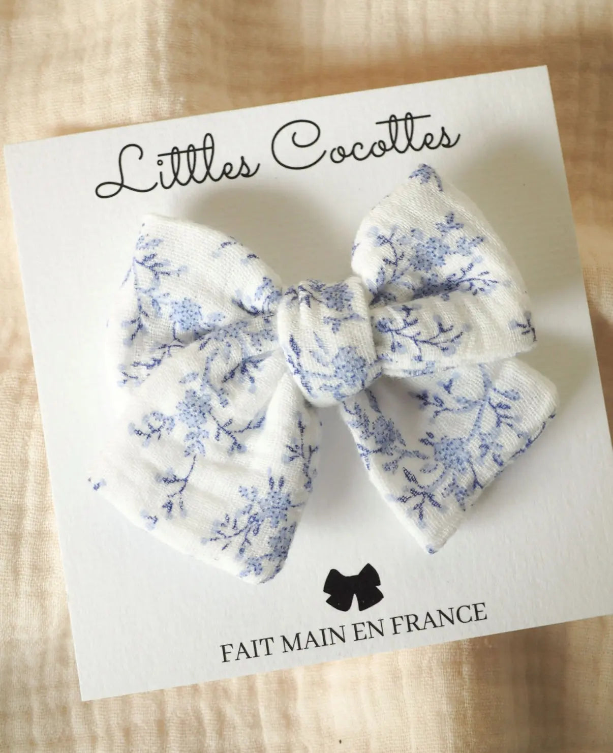 Barrette noeud Juliette FOBstory