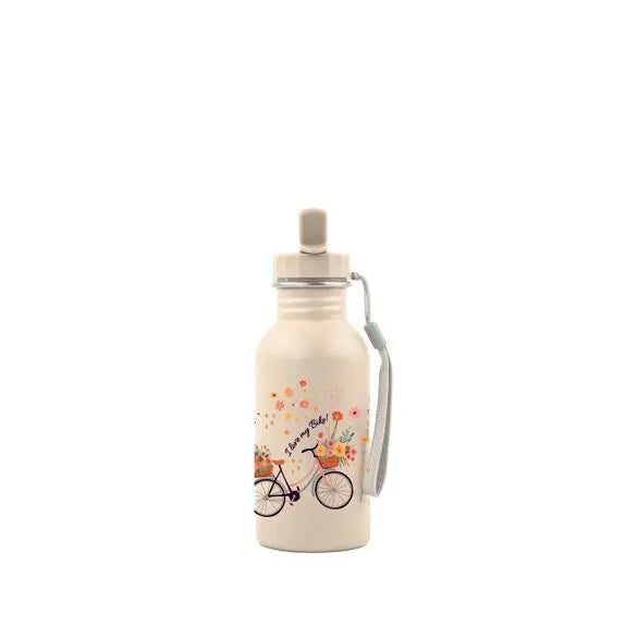 Gourde enfant vélo fleuri FOBstory