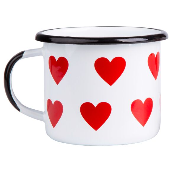 Mug émail coeur 🤍♥️