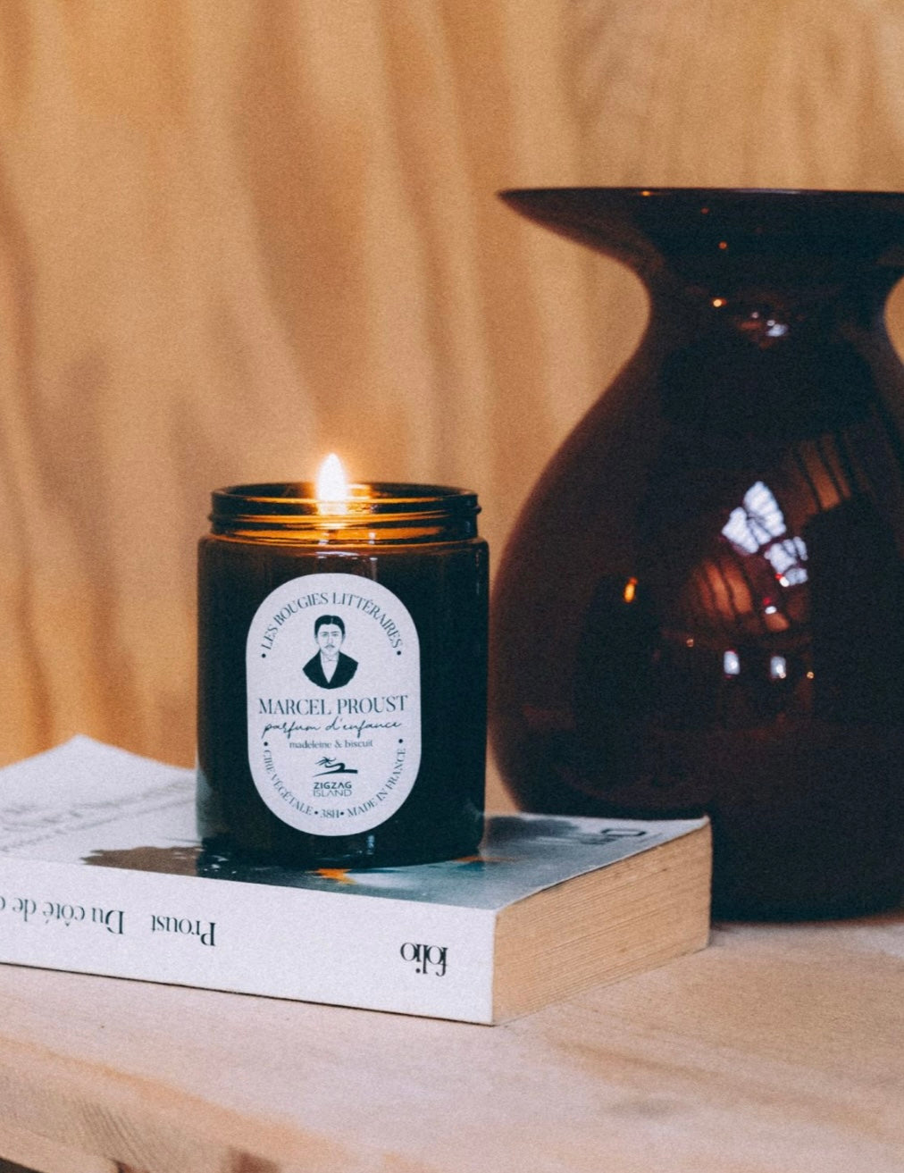 Bougie 100 % végétale Marcel Proust 🇫🇷 FOBstory